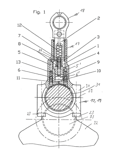 Hydraulisch längenverstellbare Pleuelstange_Ingeneurbüro_Brunner_Figure_1